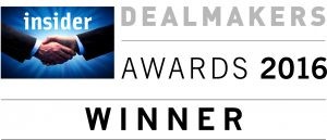 INSIDER YORKSHIRE DEALMAKERS AWARDS 2016 Banner